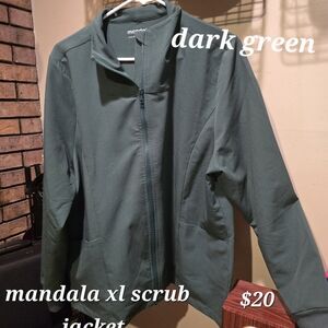 Mandala Women's Utility Jacket in Forest Green